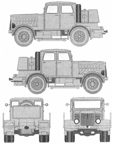 Hanomag SS-100 Schwerer Radschlepper