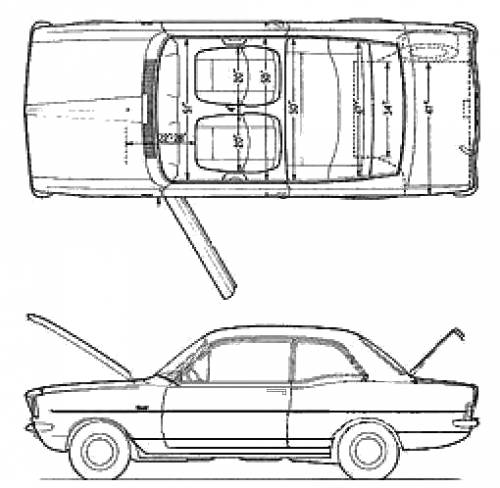 Vauxhall Viva HB De Luxe 2-Door (1967)