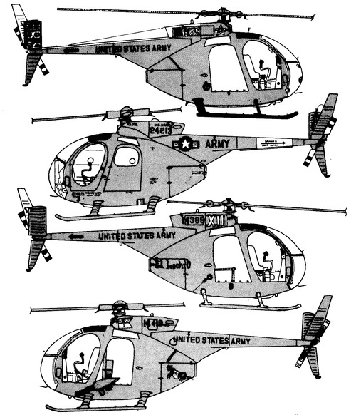 Bell 206 OH-6A Cayuse