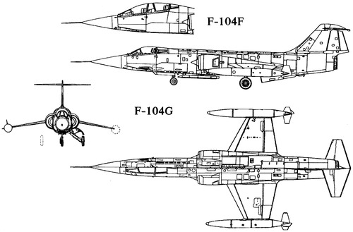 Lockheed F-104F-G Starfighter