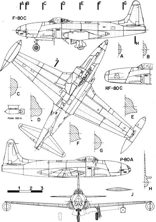 Lockheed F-80C Shooting Star