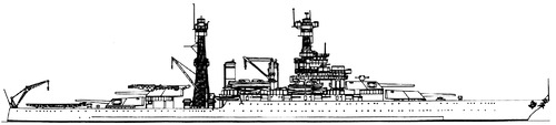 USS BB-44 California 1941 [Battleship]