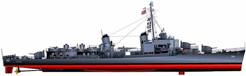 USS DD-713 Kenneth D. Bailey [Destroyer] (1946)