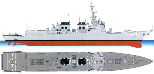 ROKS Sejongdaewang DDG-991 (Destoyer KDX III )