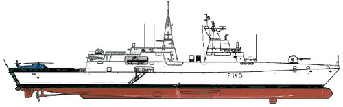 SAS Amatola F145 (MEKO A-200SAN Frigate) South Africa