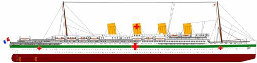 SS France [Hospital Ship] (1916)