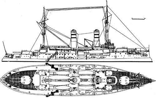 Russia - Tsesarevich (Battleship) (1916)