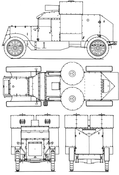 Austin Armoured Car 2nd Series Oleg