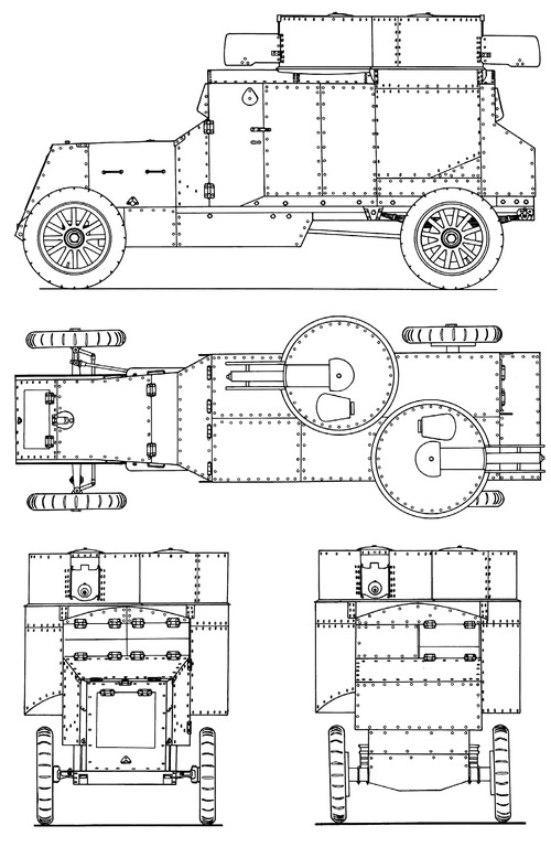 Austin Armoured Car Poznanczyk (1920)