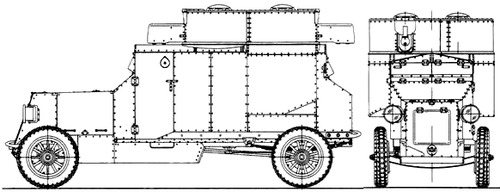 Austin Armoured Car Series II (1915)