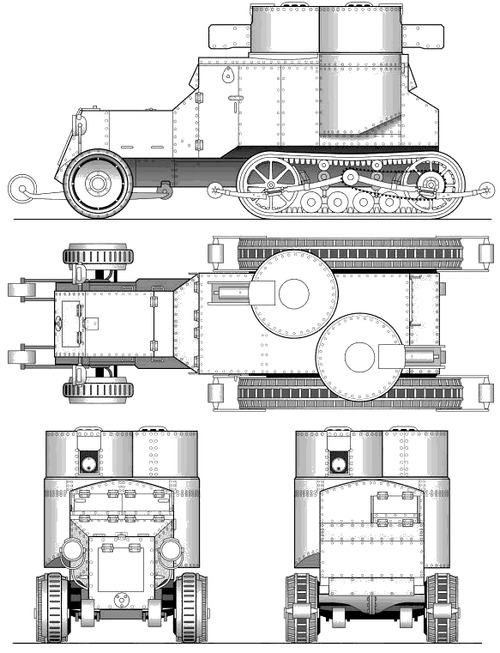 Austin-Kegresse Armoured Car (1916)