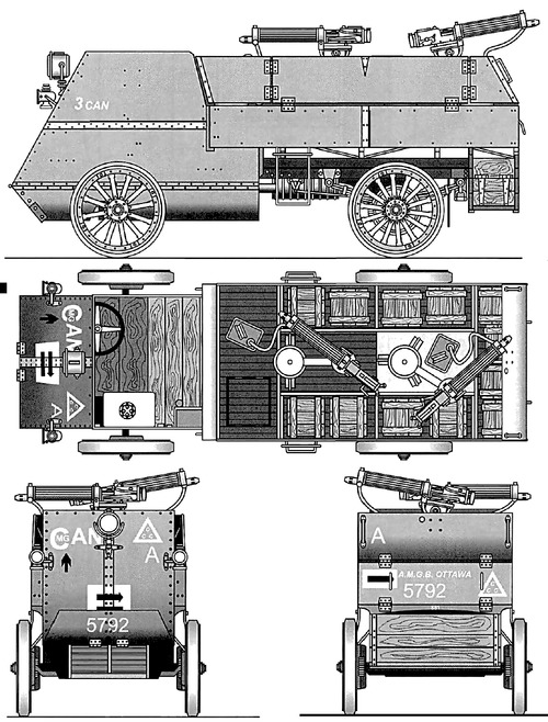 Autocar Canadian Armoured Machine Gun Carrier