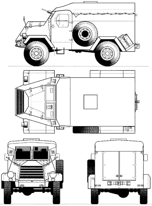 CMP Chevrolet CT15AA Armored Ambulance