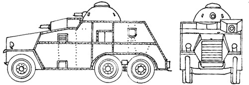 Crossley M29 Armoured Car 1930