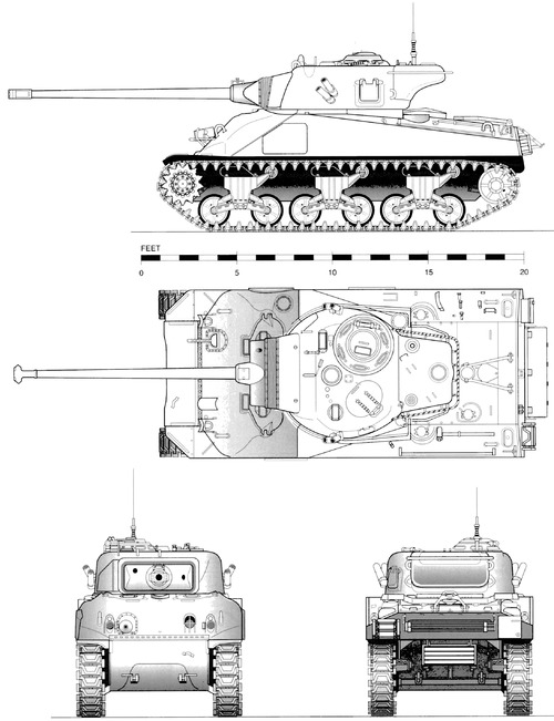 IDF M50 Super Sherman 75mm Mk.I (1956)