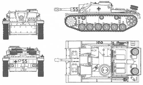 German Sturmgeschutz III Ausf. G Early Version