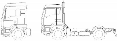 MAN TGA 4x4 Chassis