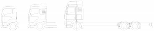 MAN TGA 6x2 Bakwagen