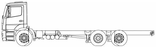 Mercedes Axor 25 LENA 6x2