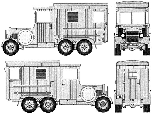 Mercedes-Benz G3 Kfz.62 Druckereikraftwagen