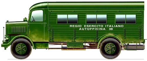 Lancia 3 RO Autofficina Militare