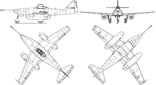 Messerschmitt Me 262A-1aU4 Schwalbe