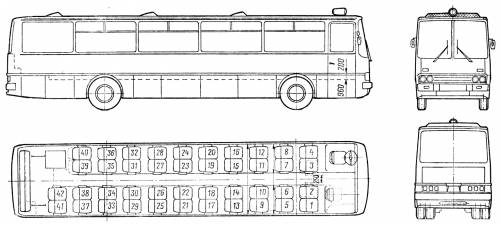 Hungarian bus Ikarus-250 Minecraft Map