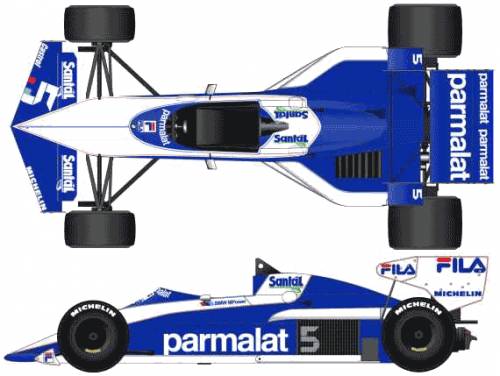 Blueprints > Cars > Brabham > Brabham BT52B F1 GP (1983)