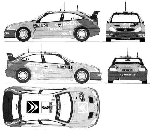 Blueprints > Cars > Citroen > Citroen Xsara WRC (2004)