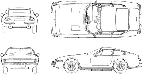 Blueprints > Cars > Ferrari > Ferrari 365GTB-4 Daytona