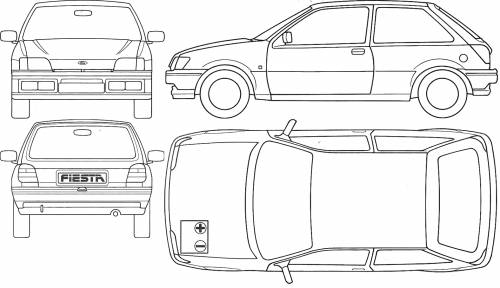 ford car blueprints