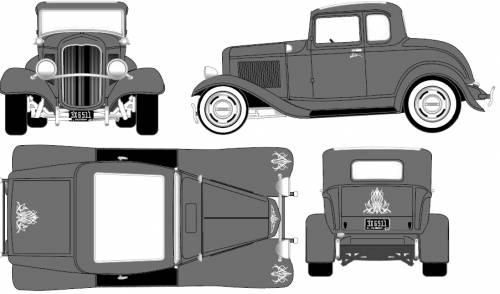 1932 Ford coupe blueprints #8