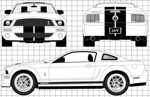 2007 Ford mustang blueprints #9