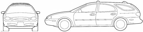 1997 Ford taurus station wagon dimensions #10