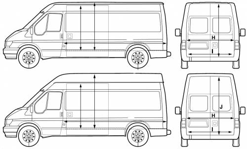 2005 Ford transit lwb dimensions #3