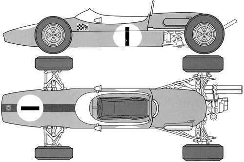 Brabham BT48 Blueprint - Download free blueprint for 3D modeling