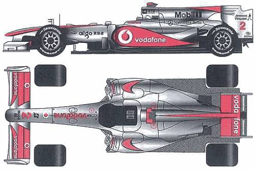 Blueprints Cars Mclaren Mclaren Mp4 25 F1 Gp 10