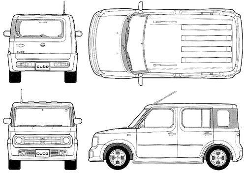 nissan cube length