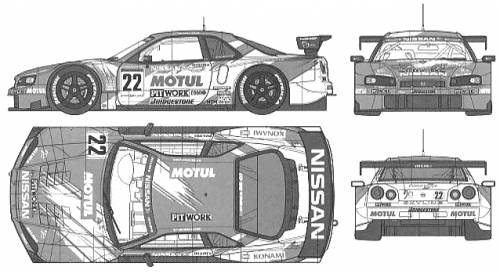 Blueprints > Cars > Nissan > Xanavi Nismo GT-R Special Edition