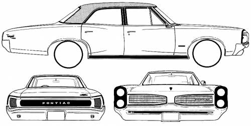 blueprints cars pontiac pontiac tempest custom 4 door sedan 1966 the blueprints