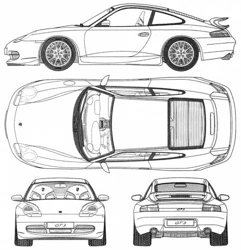 数量限定 PORSCHE 911(996)GT3 Porsche スケッチ原画 - 美術品 