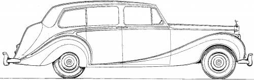 1953 Rolls Royce Silver Wraith six passenger Limousine  Wedding Car Essex