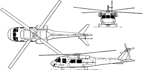 Blueprints Helicopters Boeing Boeing Vertol Yuh 61