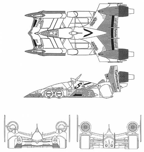 Blueprints Miscellaneous Cyber Formula Super Asurada Akf 11 Aeroboost Mode