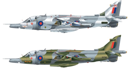 Plastic Models on the Internet: Aircraft walkaround vol.29: BAE Harrier GR.3