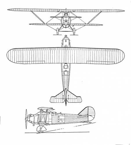 Blueprints Modern airplanes Breguet Breguet Br 19