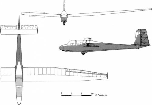 Blueprints Modern airplanes Breguet Breguet Br 902