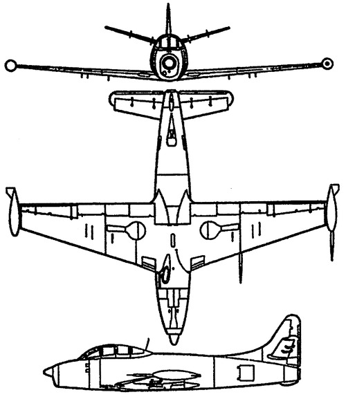 Blueprints Modern airplanes Breguet Breguet Br.960 Vultur