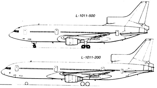 Blueprints > Modern airplanes > Lockheed > Lockheed L-1011 Tristar