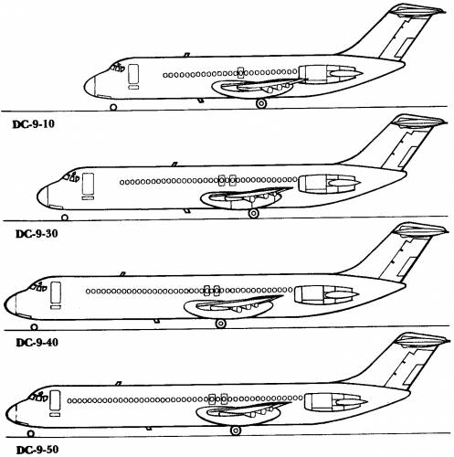 Blueprints > Modern airplanes > McDonnell Douglas > McDonnell